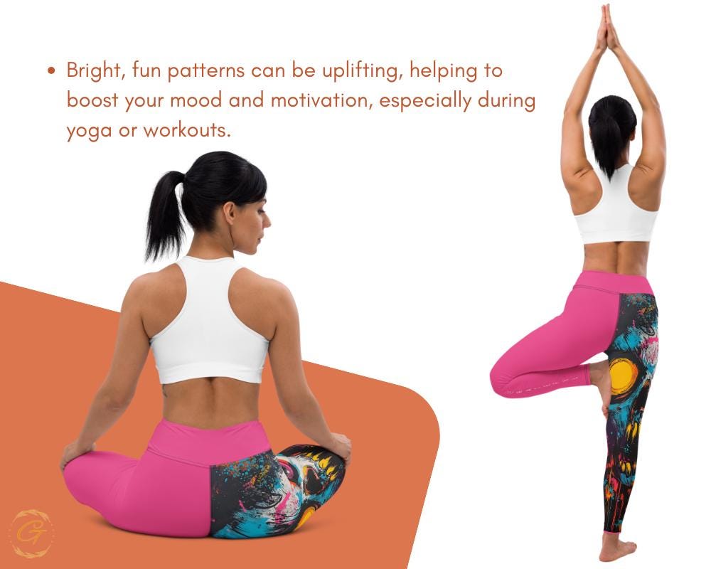 Ghoul AOP Yoga Leggings and Shorts, Stylish Activewear for Women, High-Stretch Comfortable Perfect for Yoga Fitness For Everyday Casual Wear