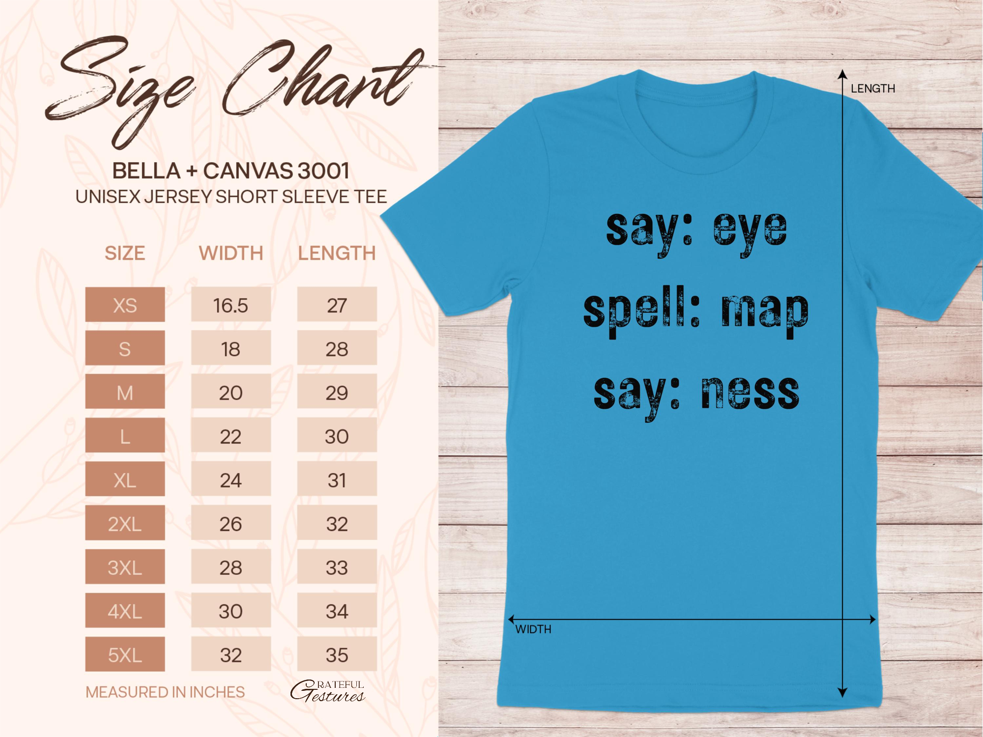Say Eye Spell Map Say Ness Unisex Tee Shirt product