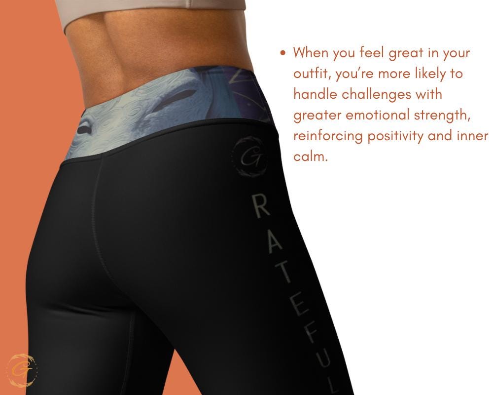 Mystical Forest AOP Yoga Leggings and Short | Deer and Moon AOP Activewear | High-Waisted Comfortable Workout Yoga Pants and Short for Women