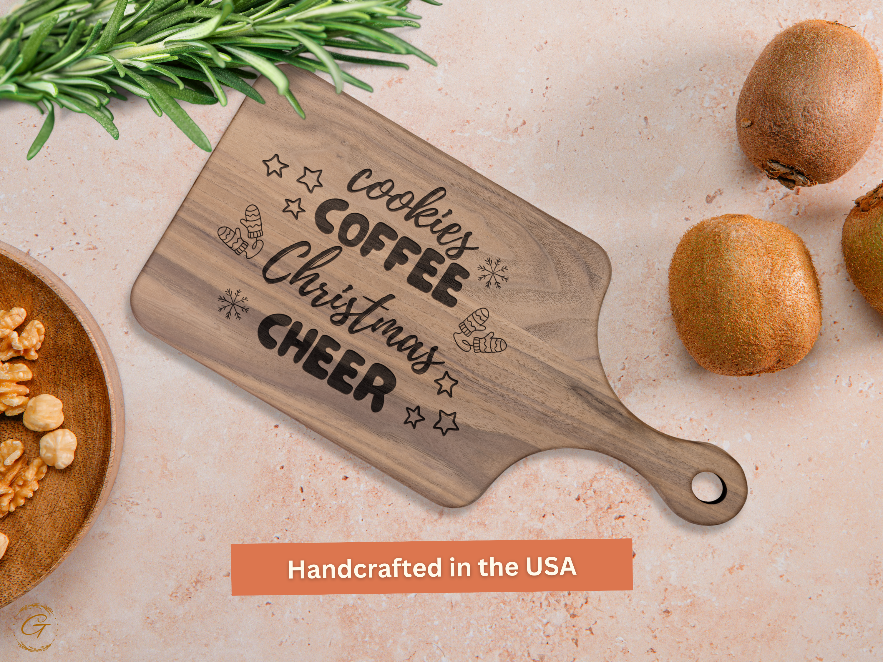 Cookies Coffee Christmas Cheer Cutting Board
