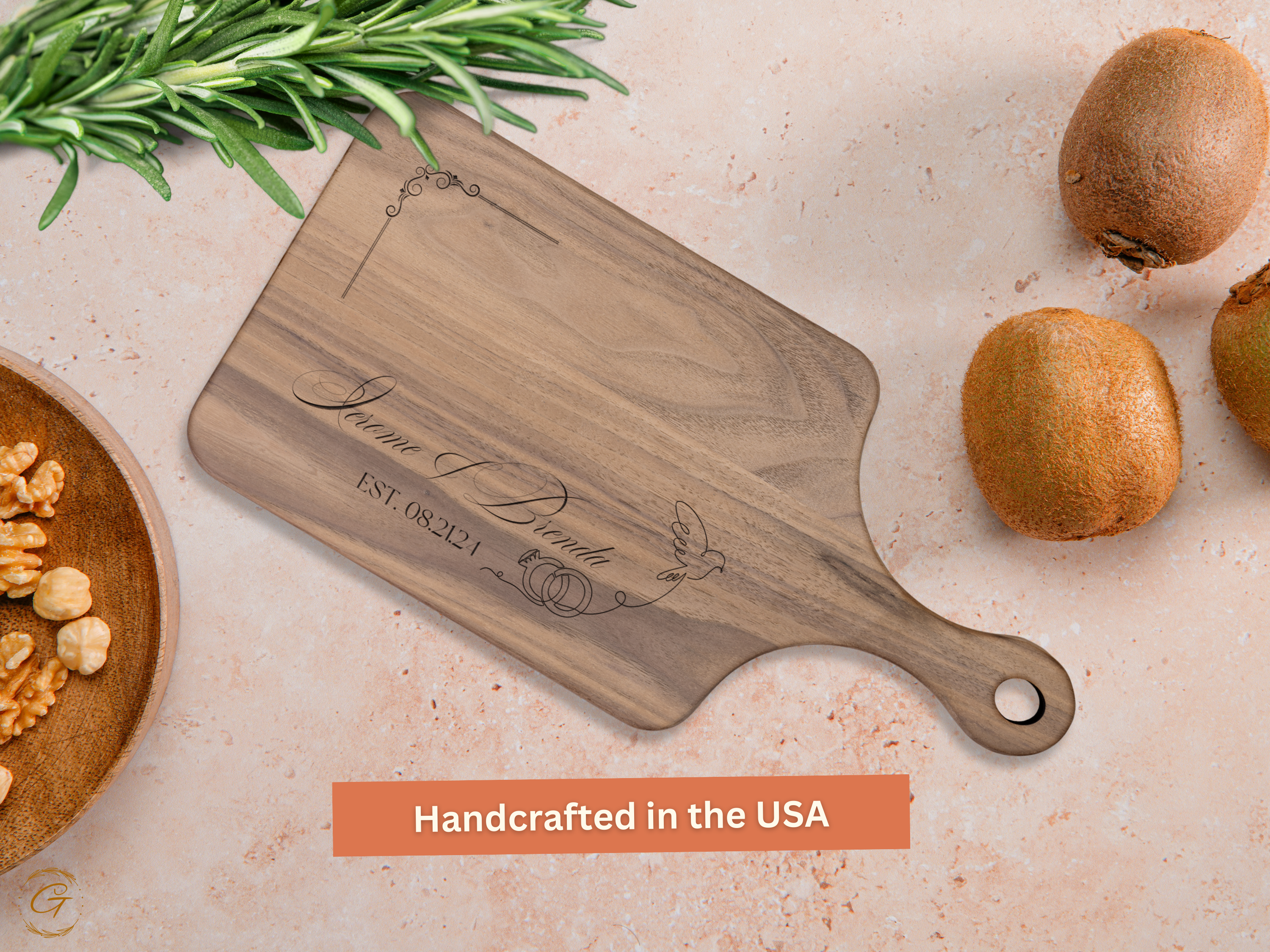 Custom Wedding Cutting Board