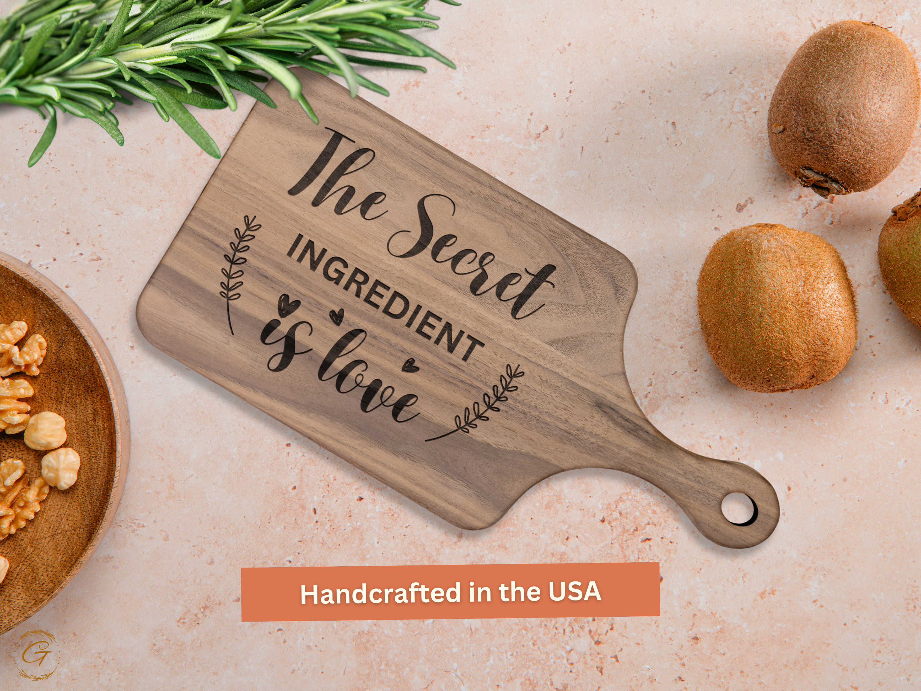 Personalized Hardwood Cutting Board