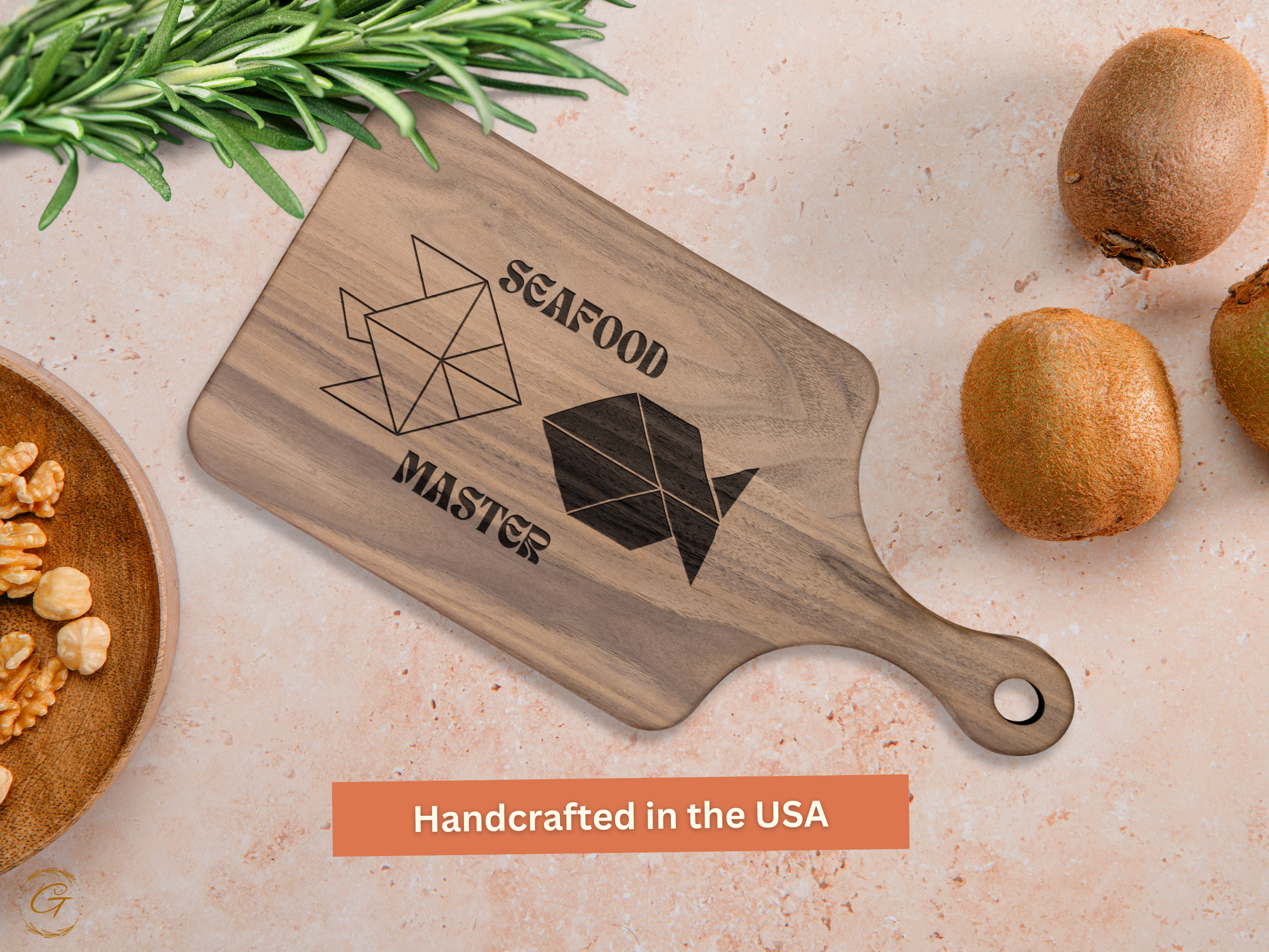 Seafood Master Hardwood Cutting Board