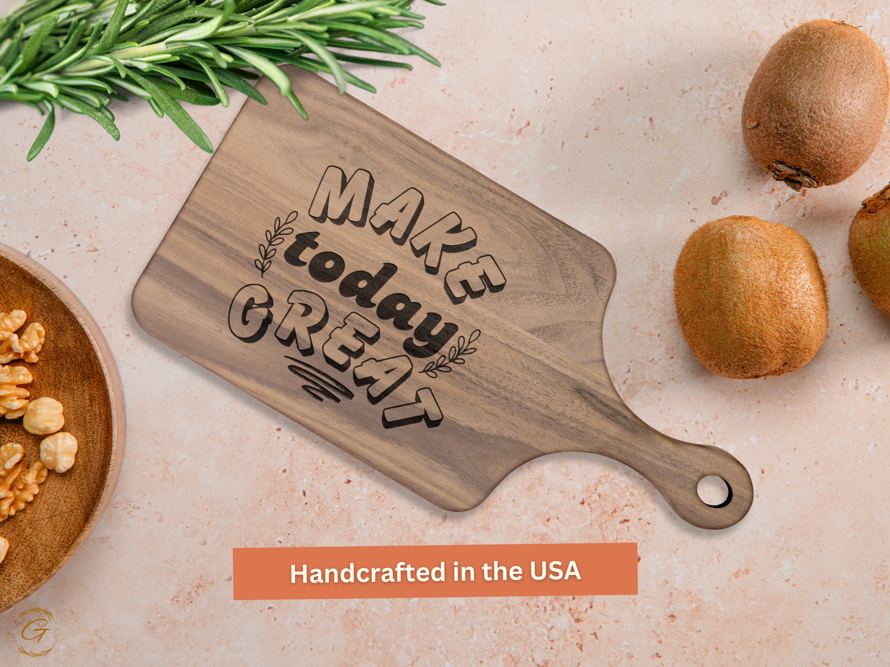 Make Today Great Hardwood Cutting Board
