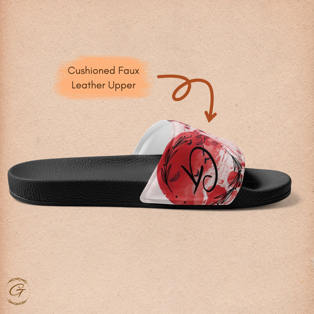 Japanese Oriental Design Men's Slides