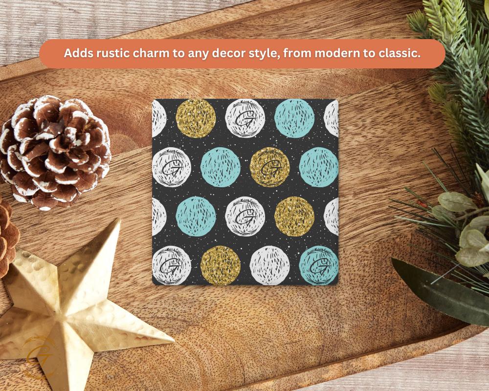 Soapstone Coaster with Astral Doodle G Design