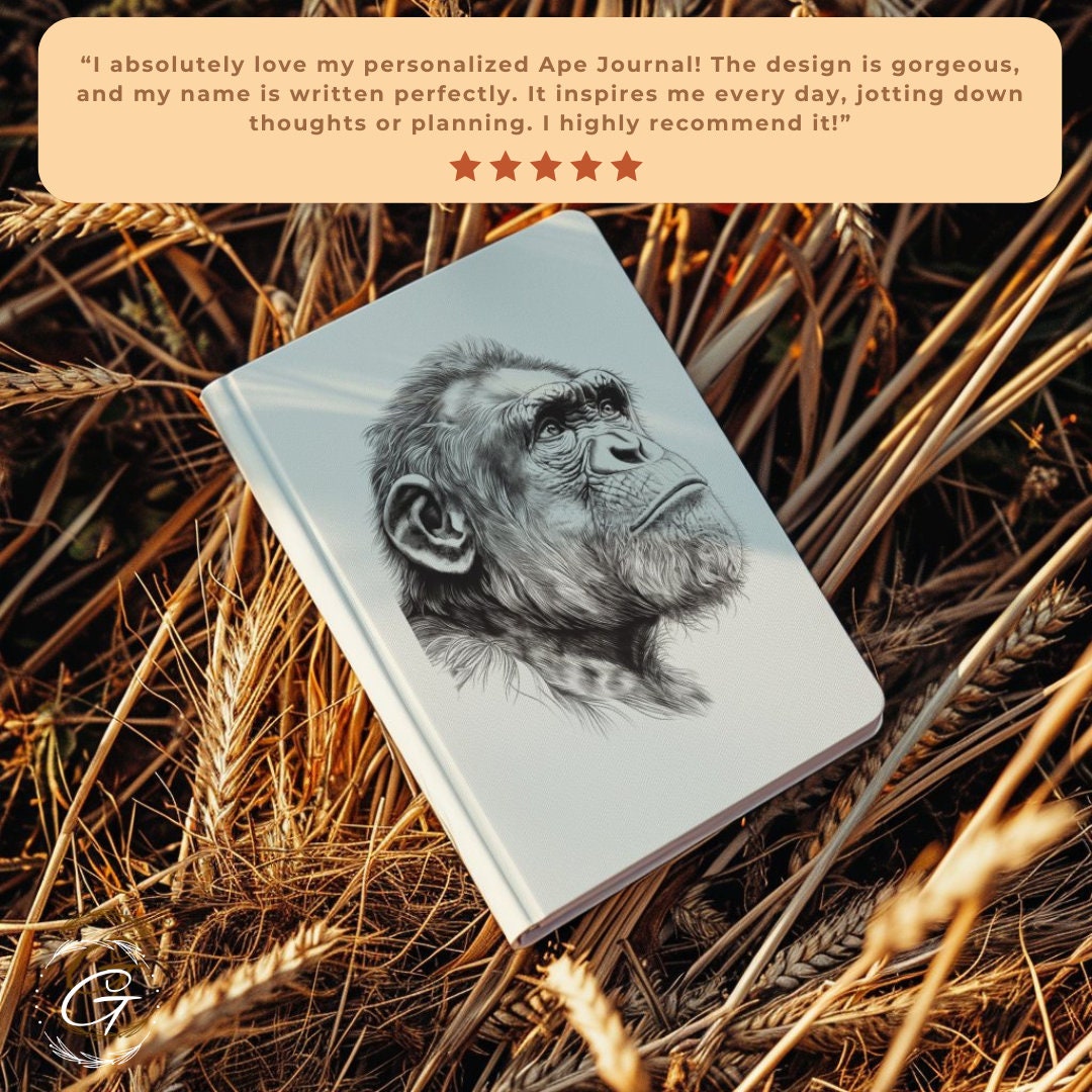 Chimpanzee Ape Illustrative Journal