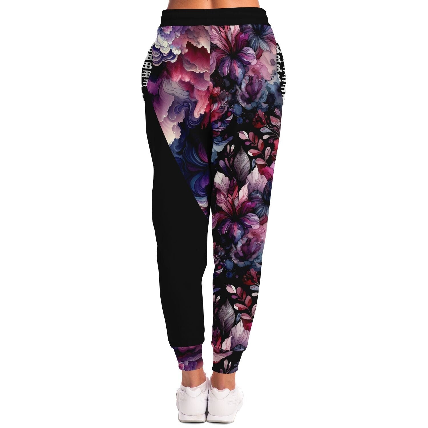 Evolve Floral Print Joggers – Abstract Watercolor Sweatpants