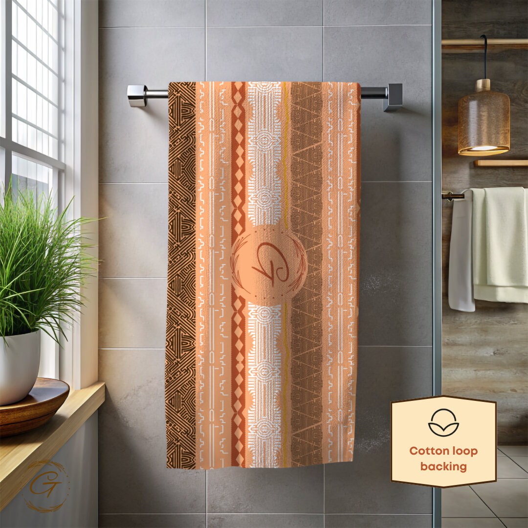 Aztec Vibrant Pattern Beach Towel
