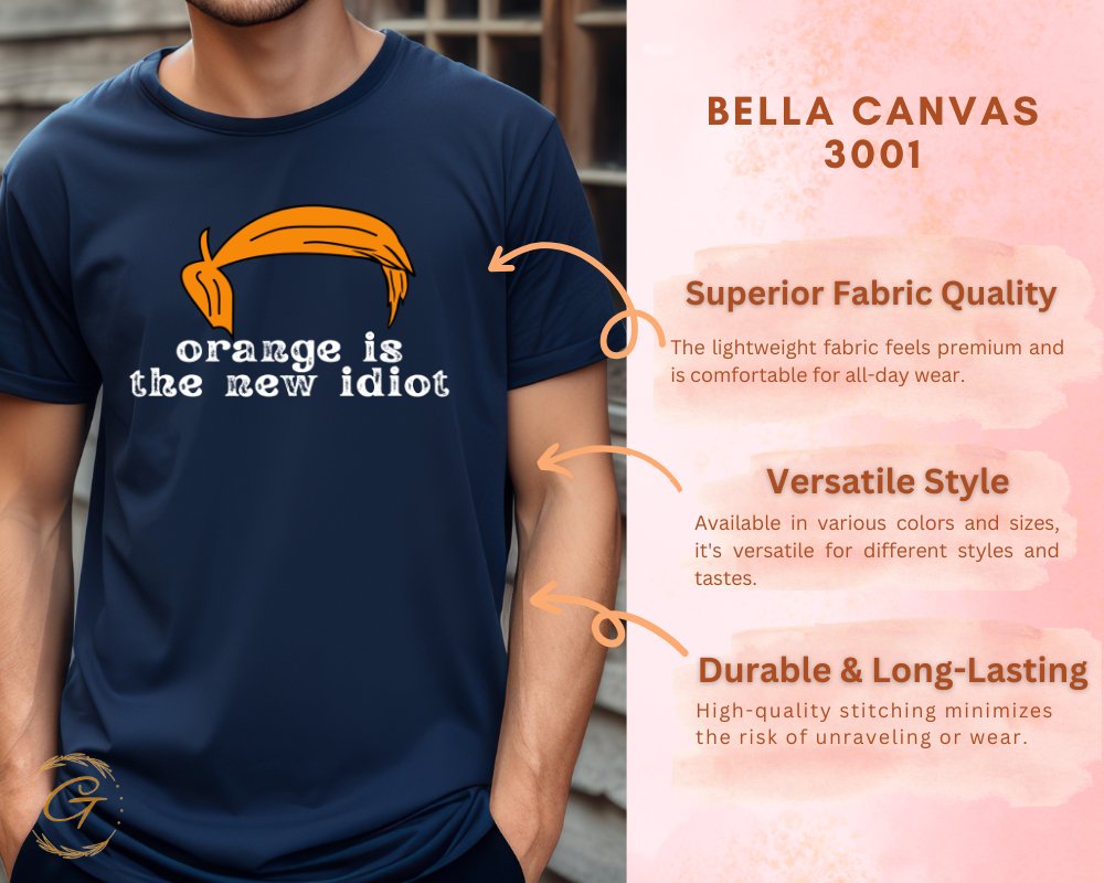 Orange is the New Idiot Graphic Design Shirt product type