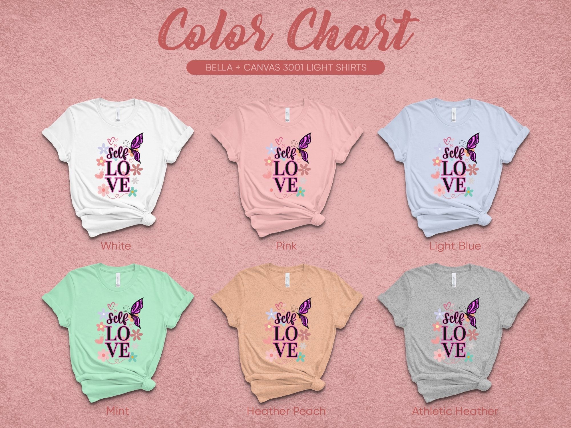 Self Love Butterfly Tee - Positive Affirmation Shirt