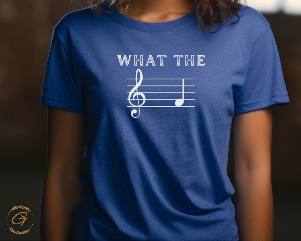 What The Musical Note Graphic Design Shirt product