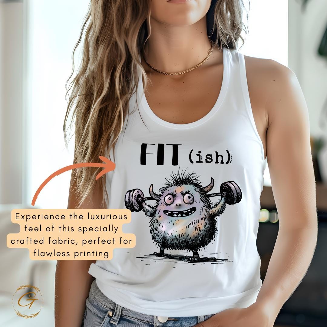 Fit (ish) Funny Monster Tank Top