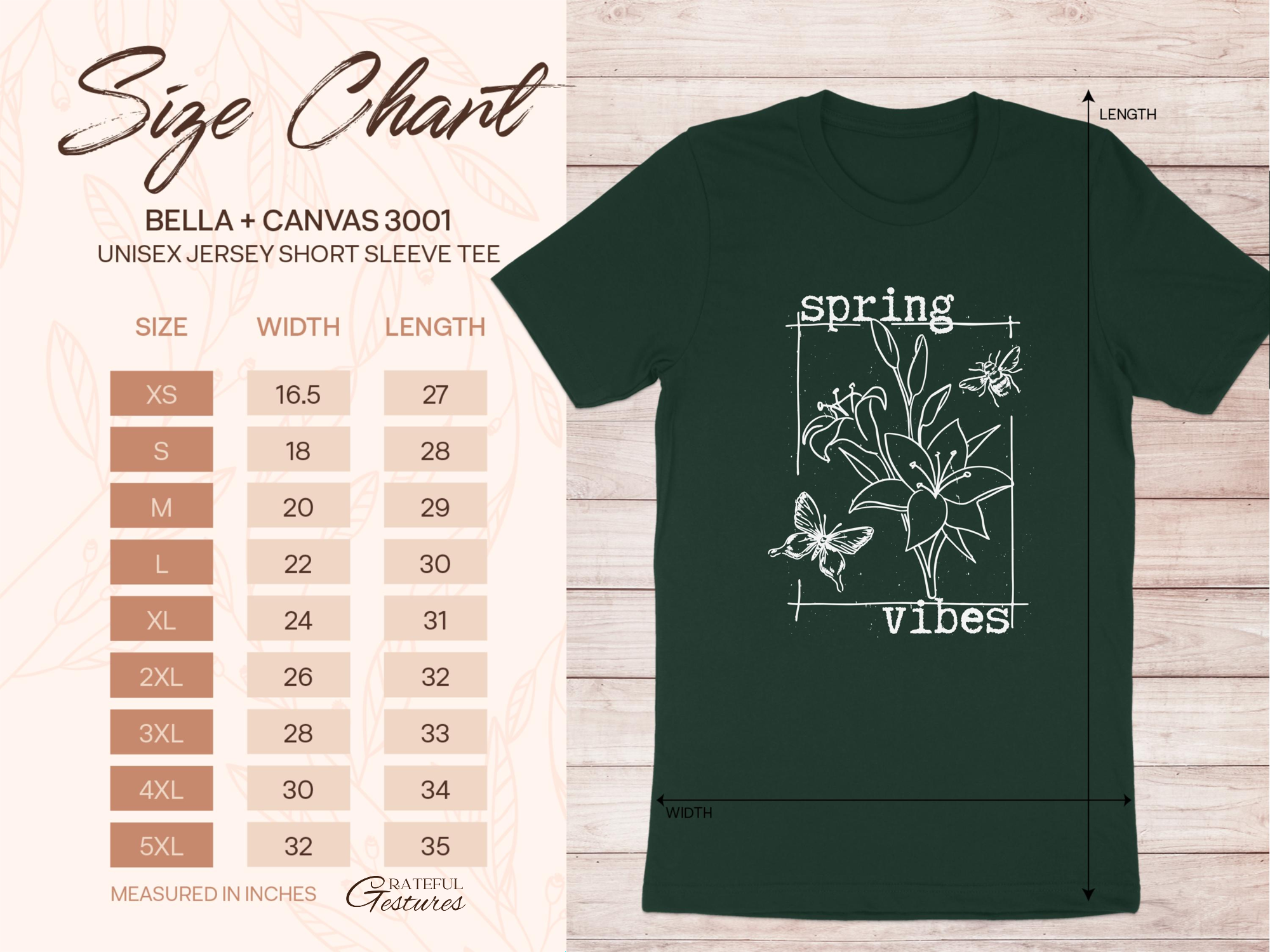 Spring Vibes Graphic Unisex Shirt product type