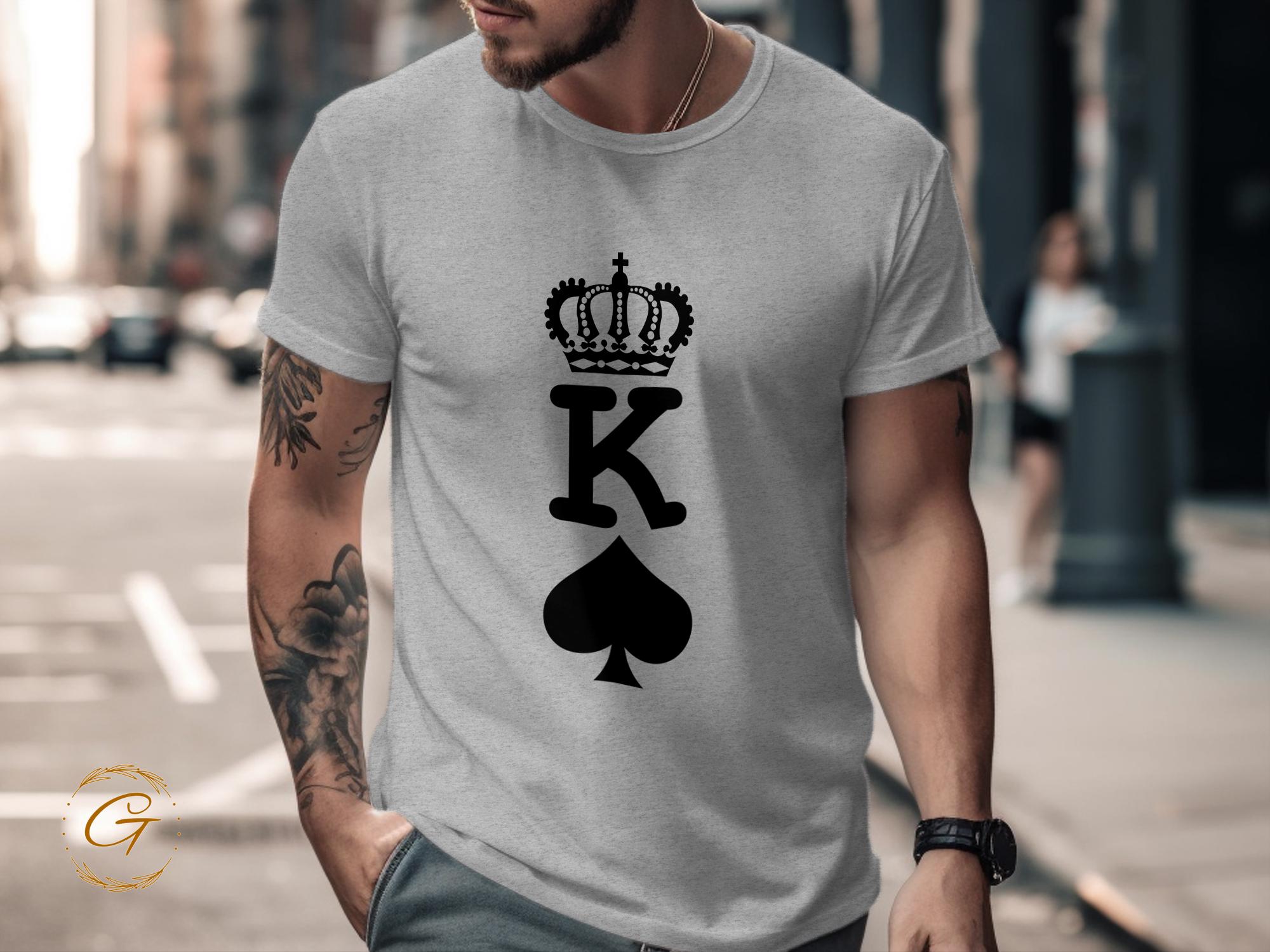 King of Spades T-Shirt Design, Playing Card Symbol Tee