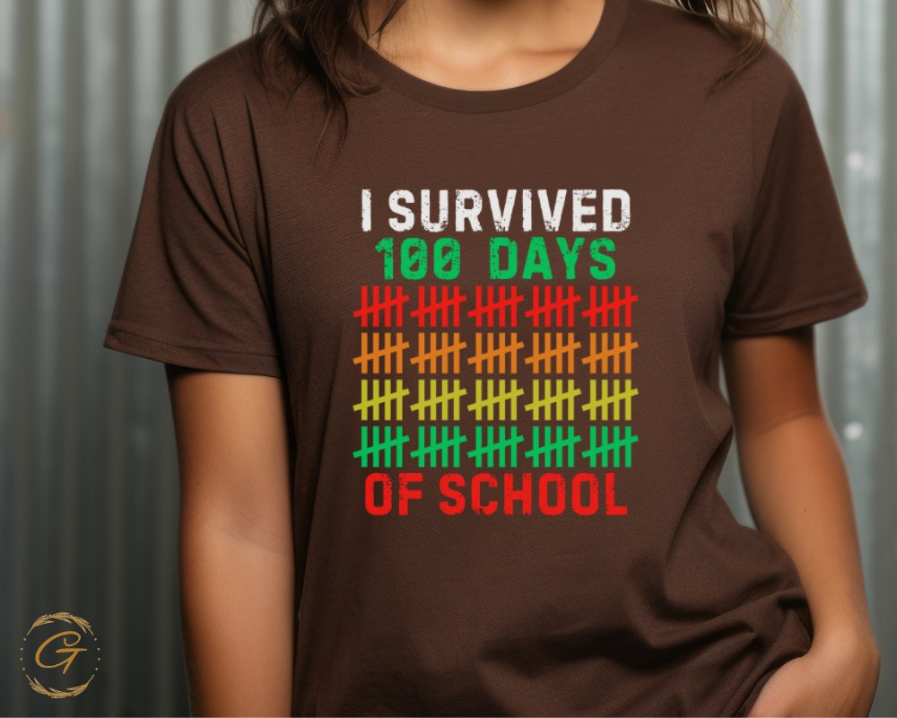 I Survived 100 Days of School Fun Shirt product