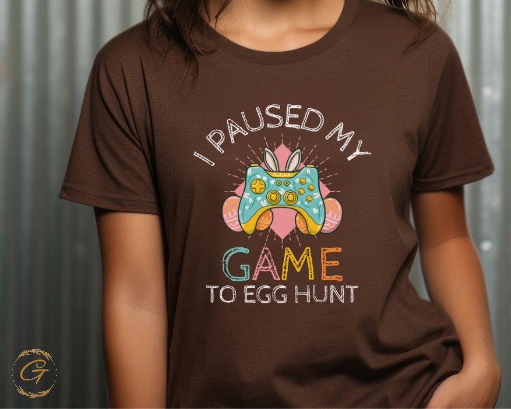 I Paused My Game to Egg Hunt Graphic Tee product
