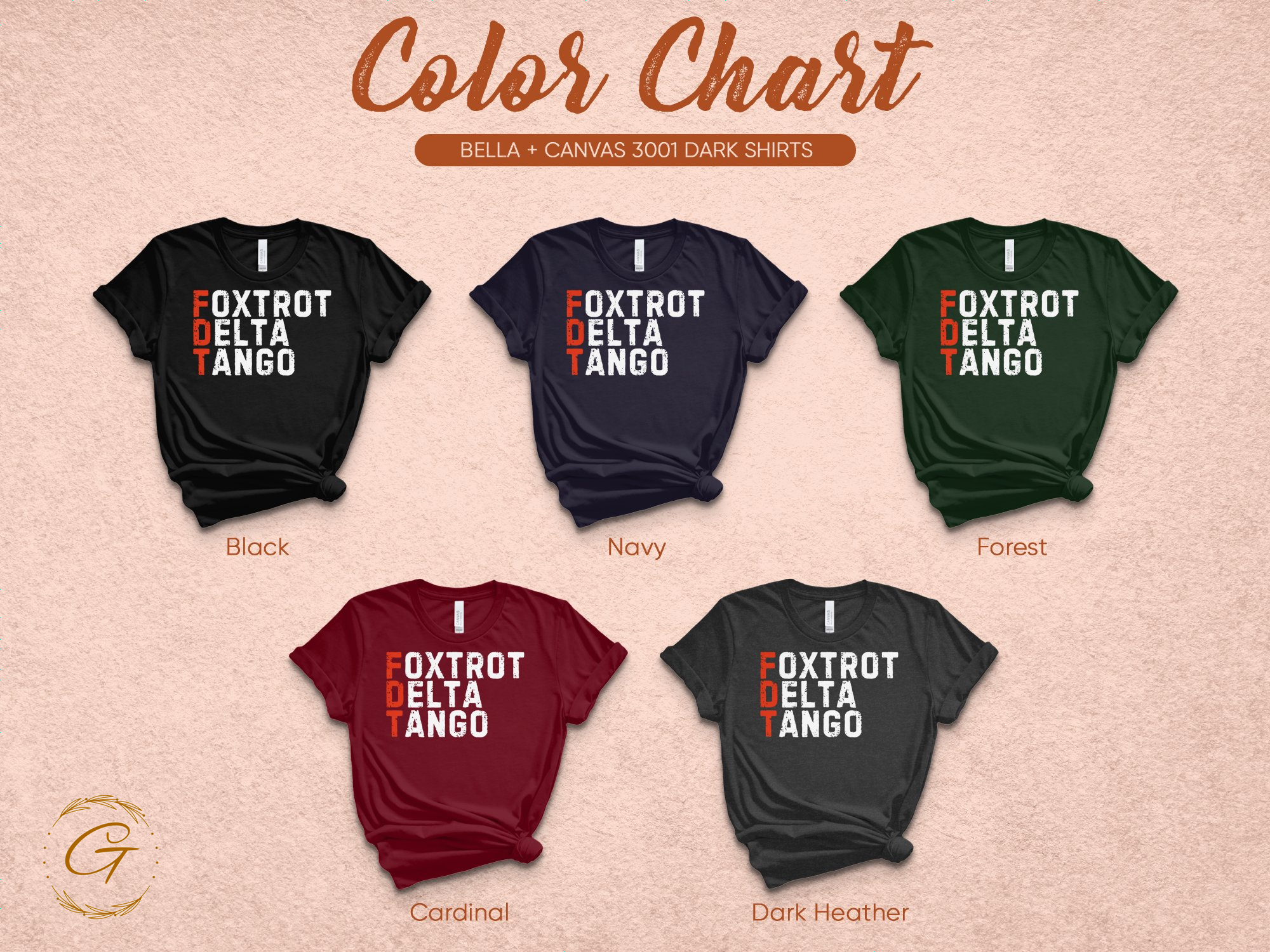 Funny Military Alphabet Foxtrot Delta Tango Shirt product type