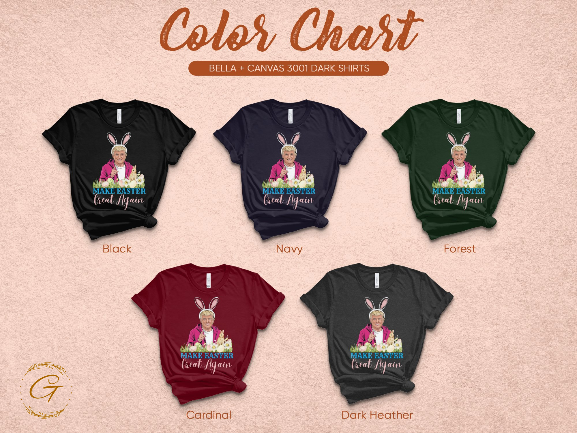 Colorful Make Easter Great Again graphic apparel product