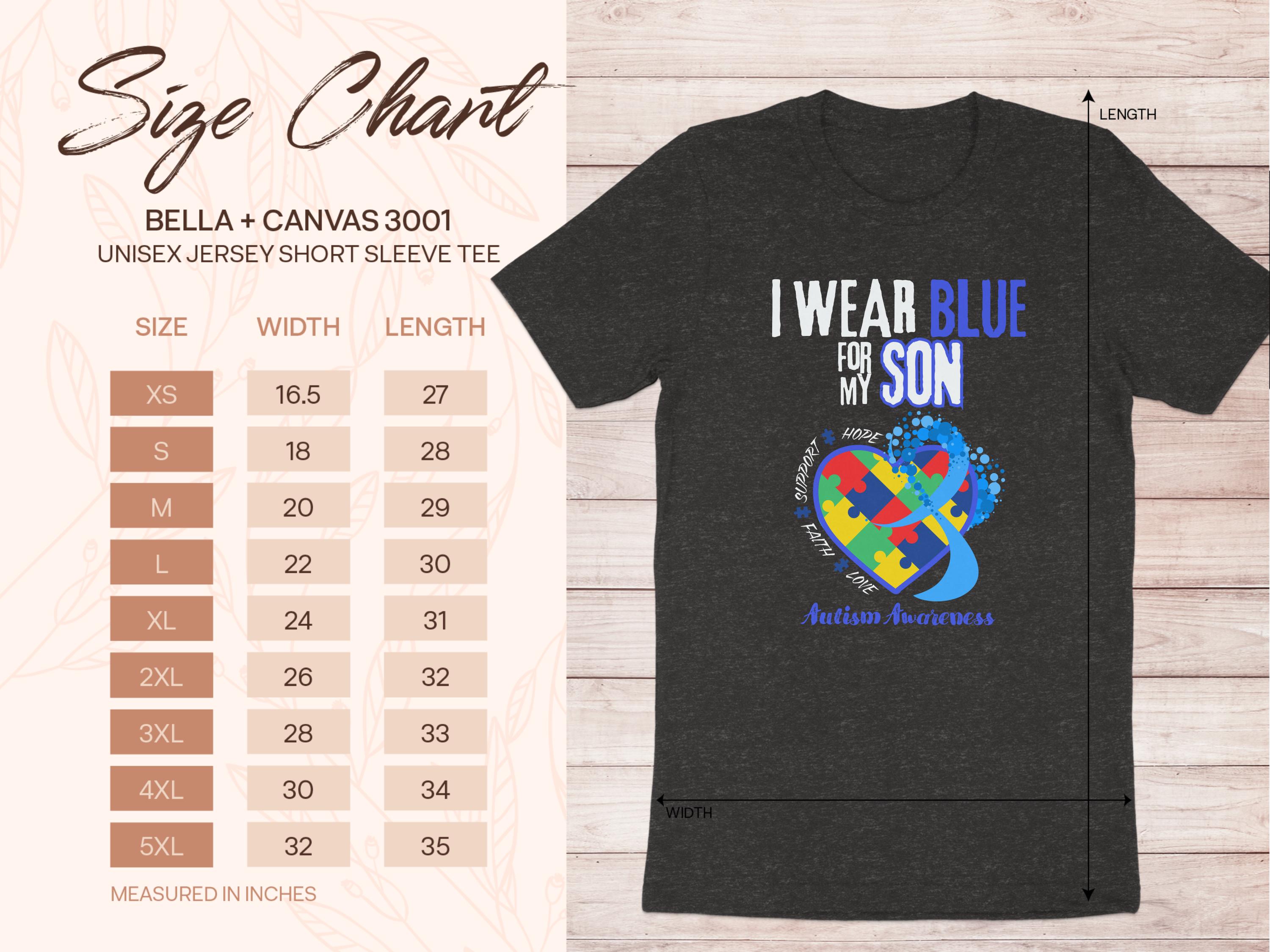 I Wear Blue For My Son Autism Awareness Shirt product