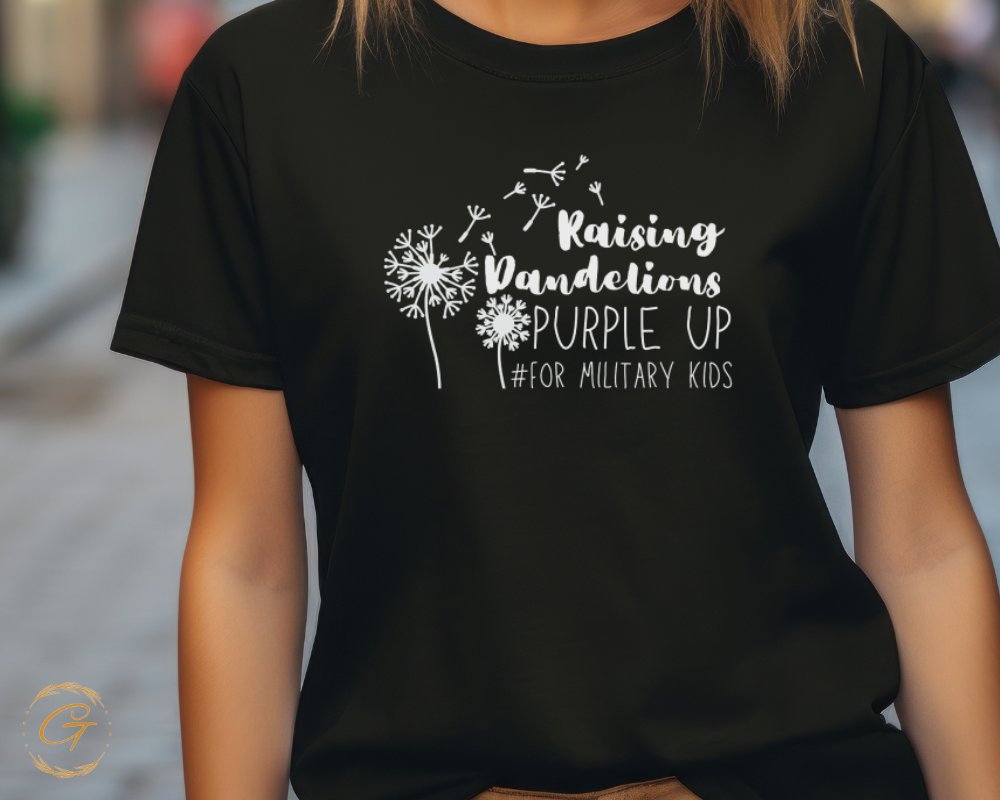 Raising Dandelions Purple Up for Military Kids product type