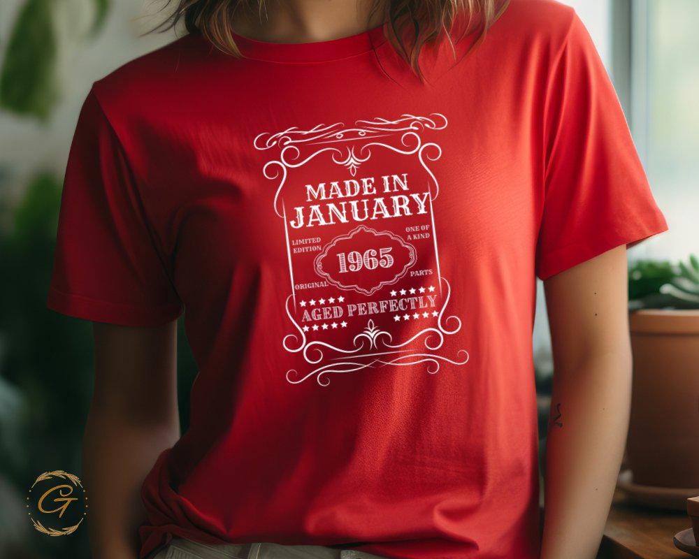 Made in January 1965 Limited Edition One of a Kind Original Parts Aged Perfectly Tee