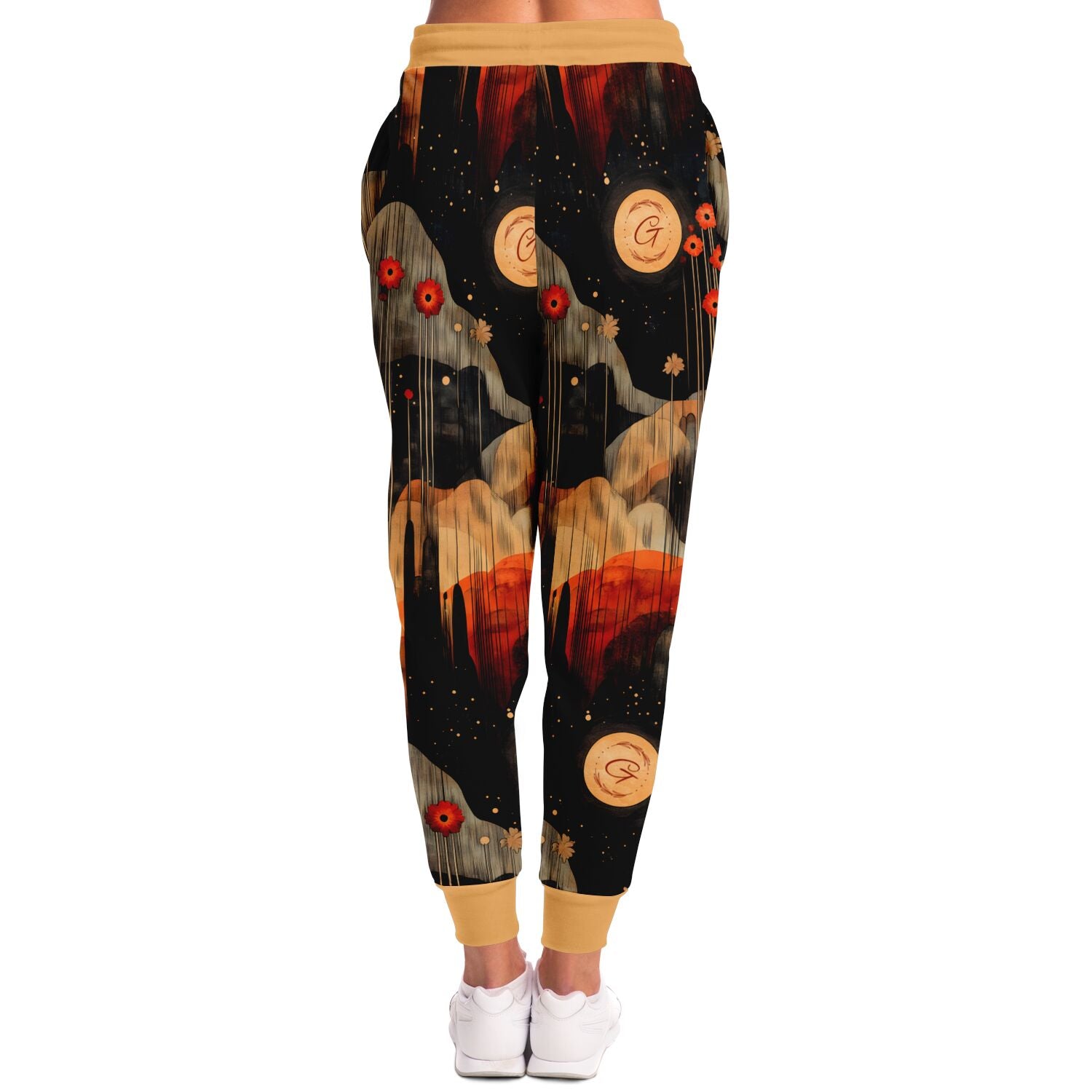 Abstract Nature Aesthetic Joggers – Earthy Landscape Sweatpants
