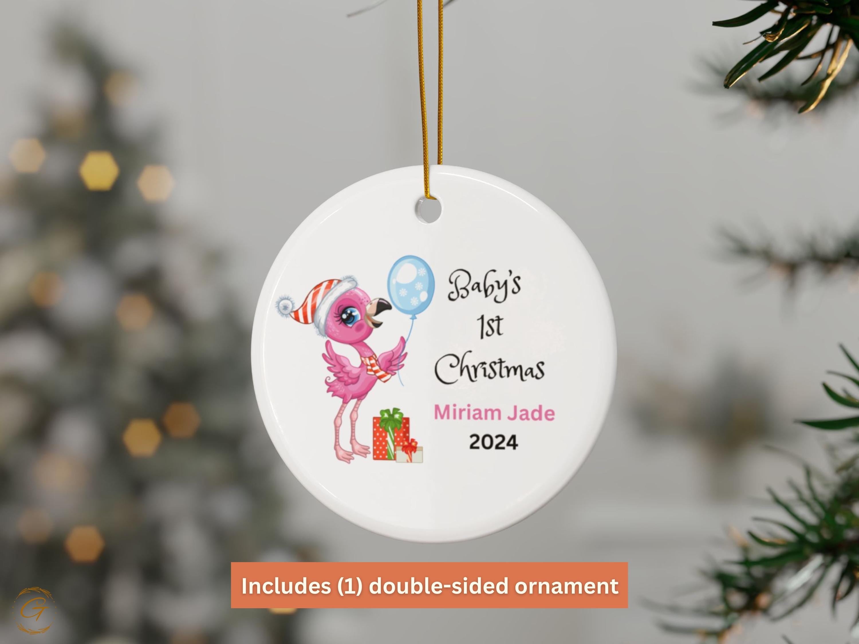 Personalized Baby's 1st Christmas Ornament