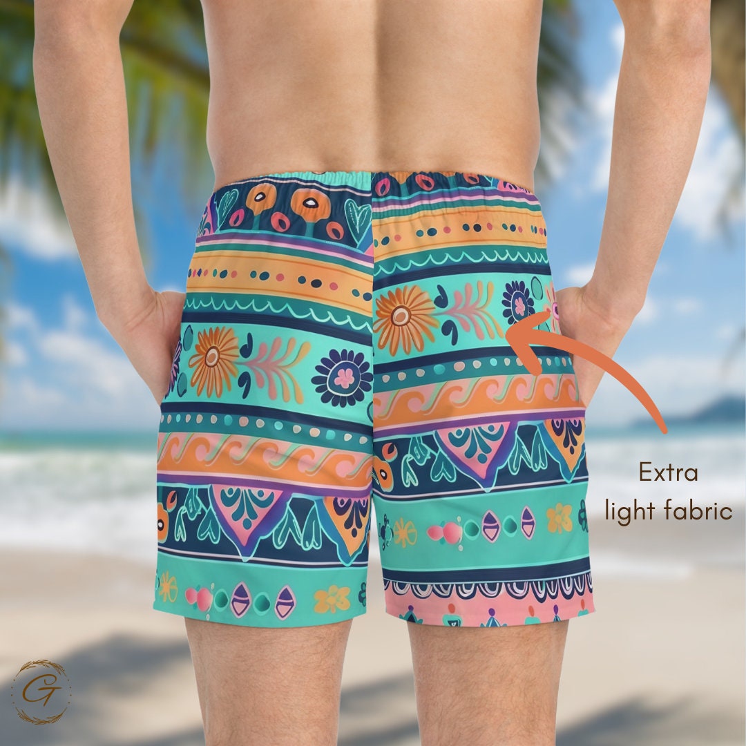 Bohemian AOP Swim Trunks