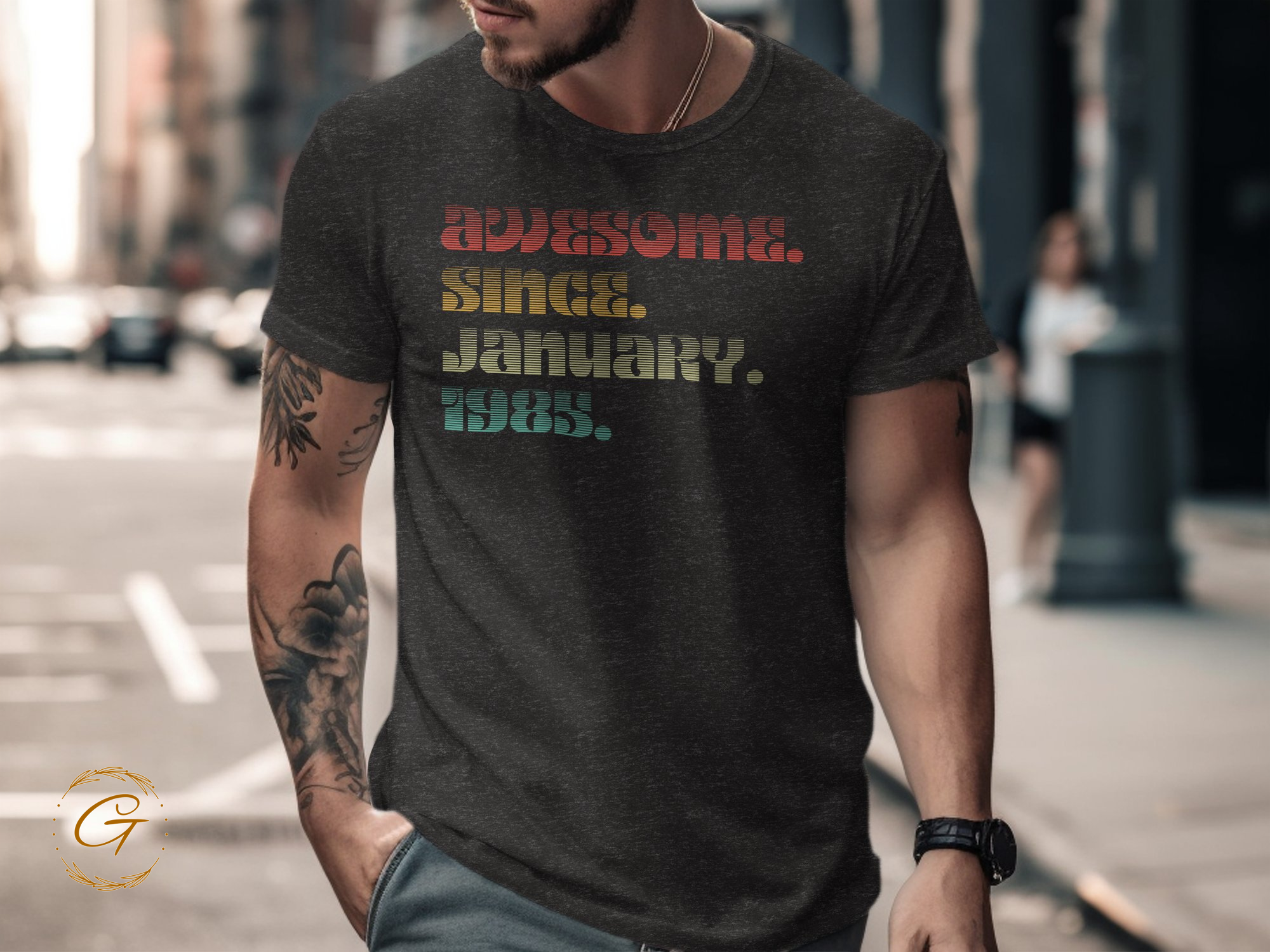 Awesome Since January 1985 Vintage Style product