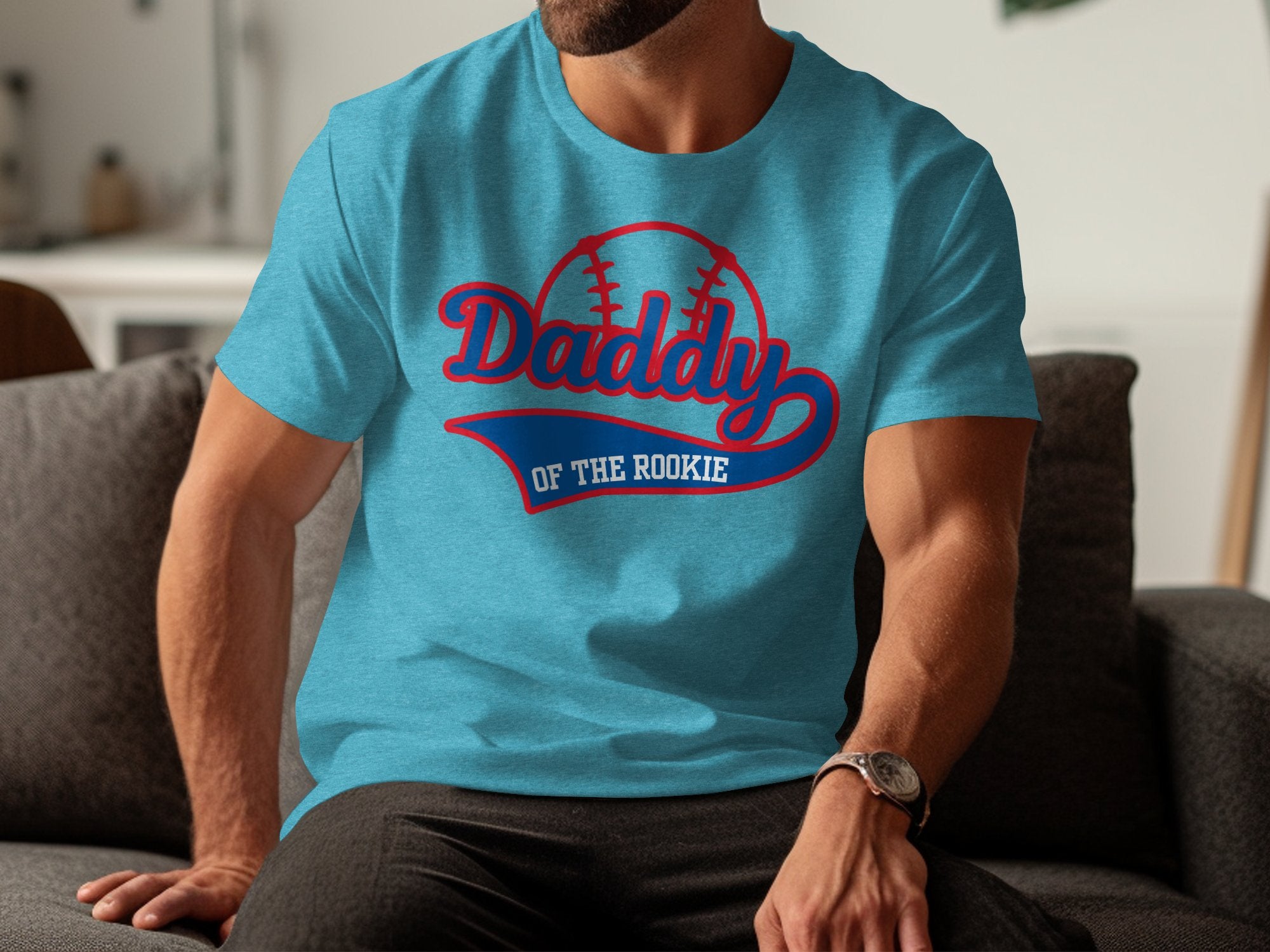 Daddy of the Rookie Baseball Themed T-Shirt product