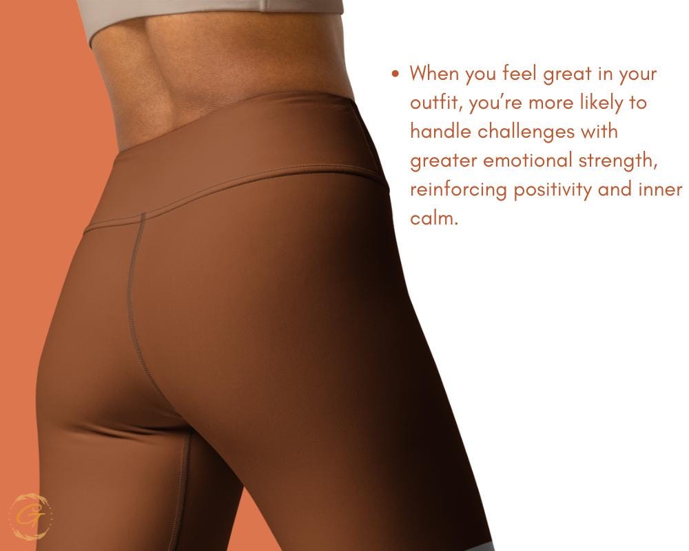 Cozy Brown Checkered Yoga Leggings & Shorts
