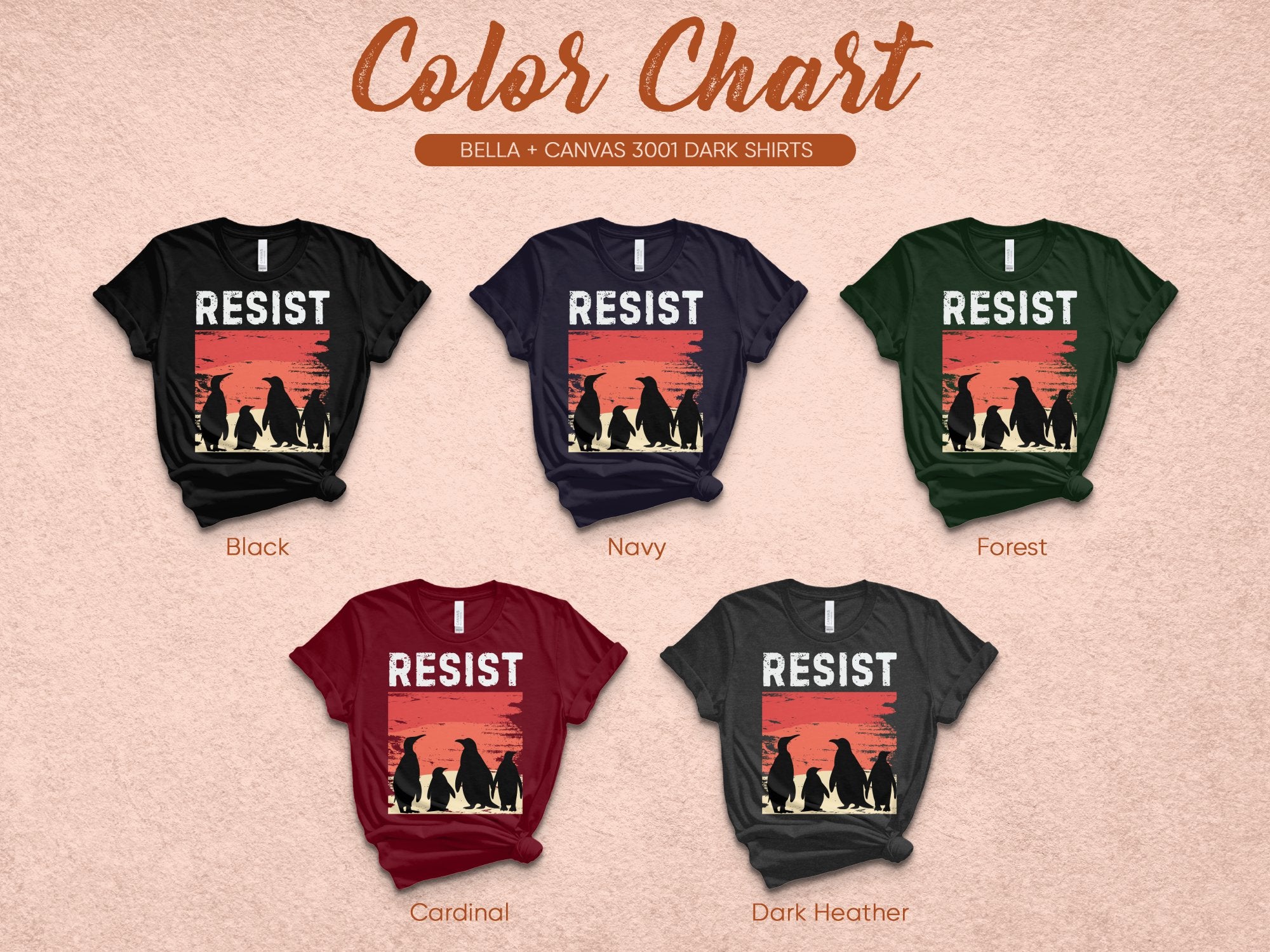 Resist Graphic Tee With Mountain And Sunset product type