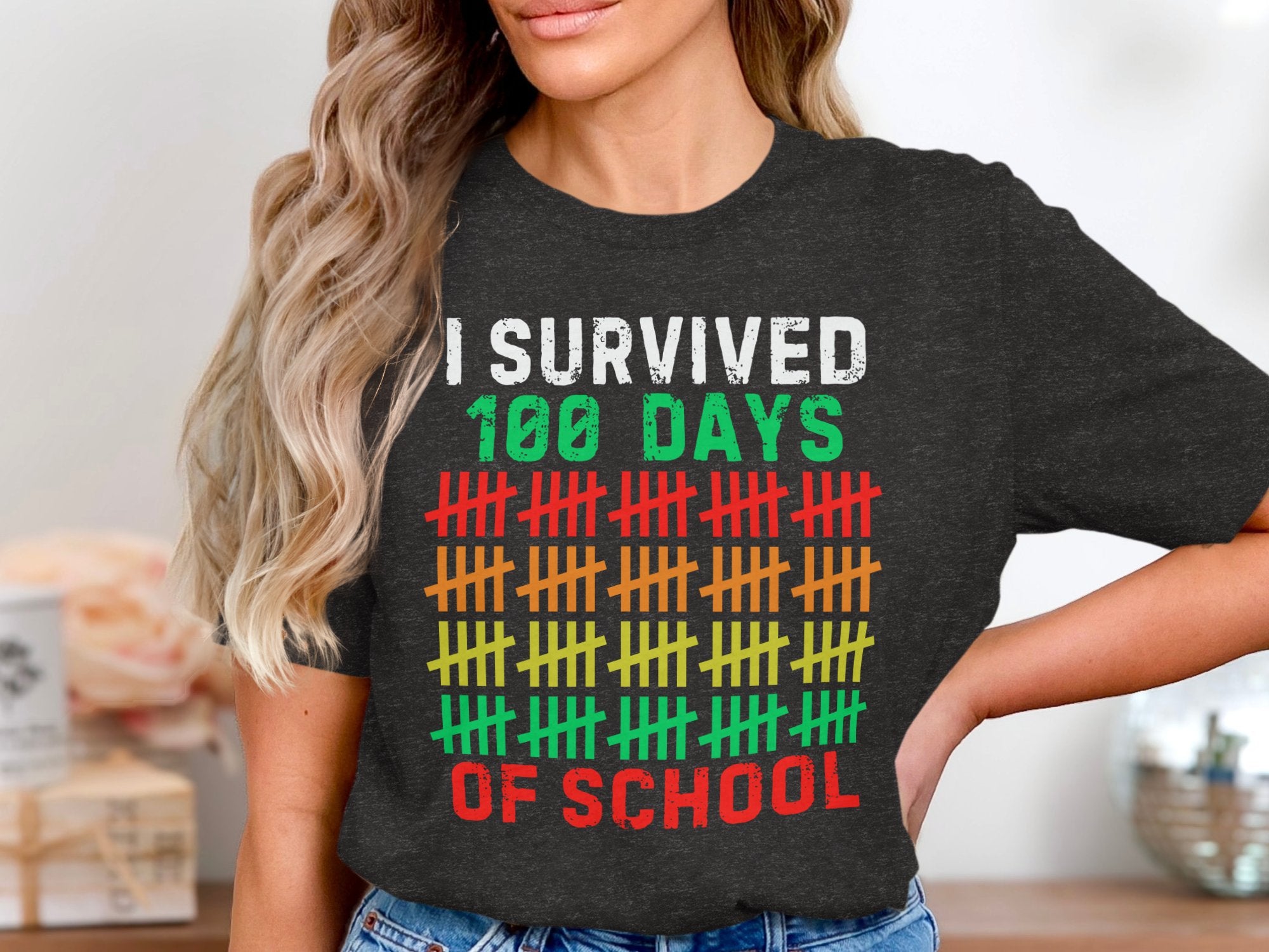 I Survived 100 Days Of School T-shirt product
