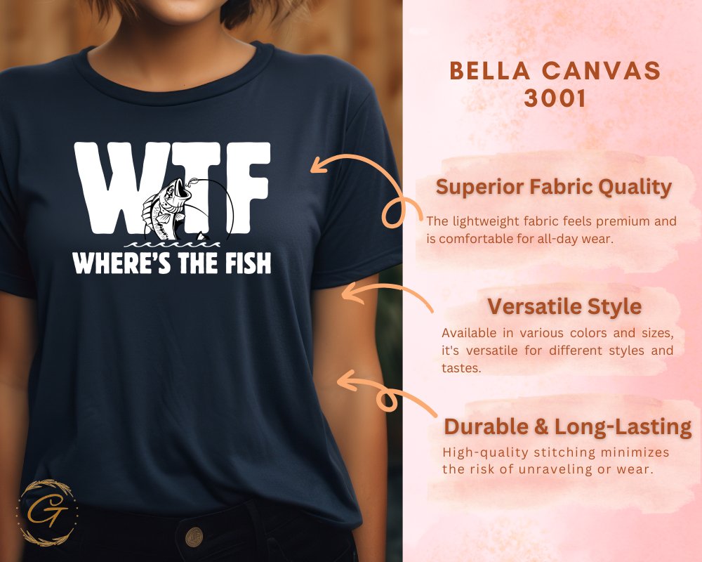 WTF Where's The Fish Graphic T-Shirt product