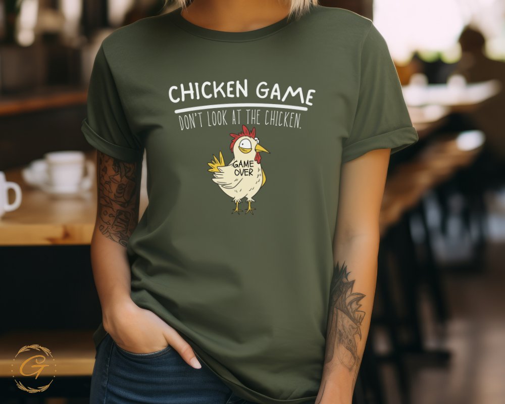 Chicken Game Don't Look At The Chicken t-shirt product