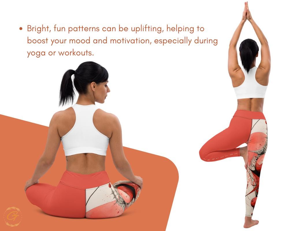 Ruby Alchemy AOP Yoga Leggings and Shorts Bold Activewear for Women High-Stretch Comfortable Perfect for Yoga Fitness and For Everyday Style