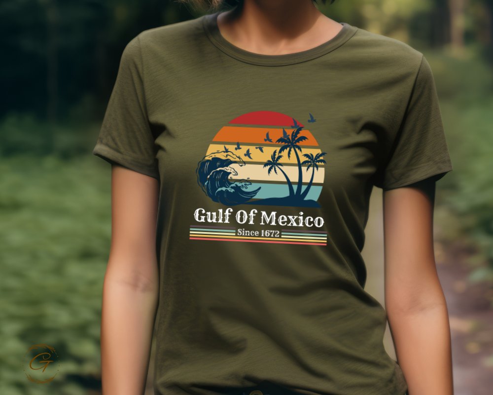 Vintage Gulf of Mexico Graphic Tee Shirt product type