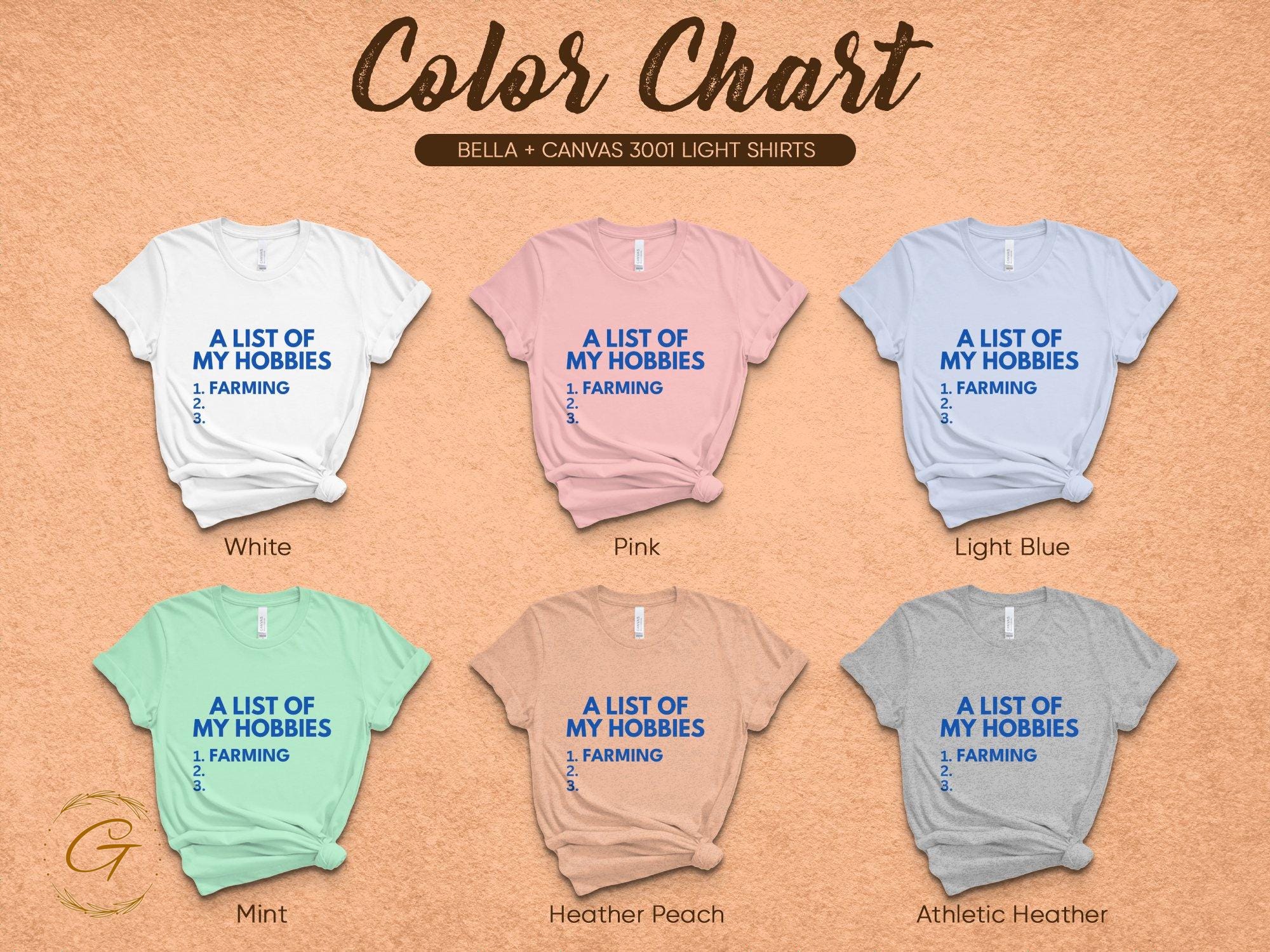 Hobbies T-Shirt, Farming Enthusiast Tee