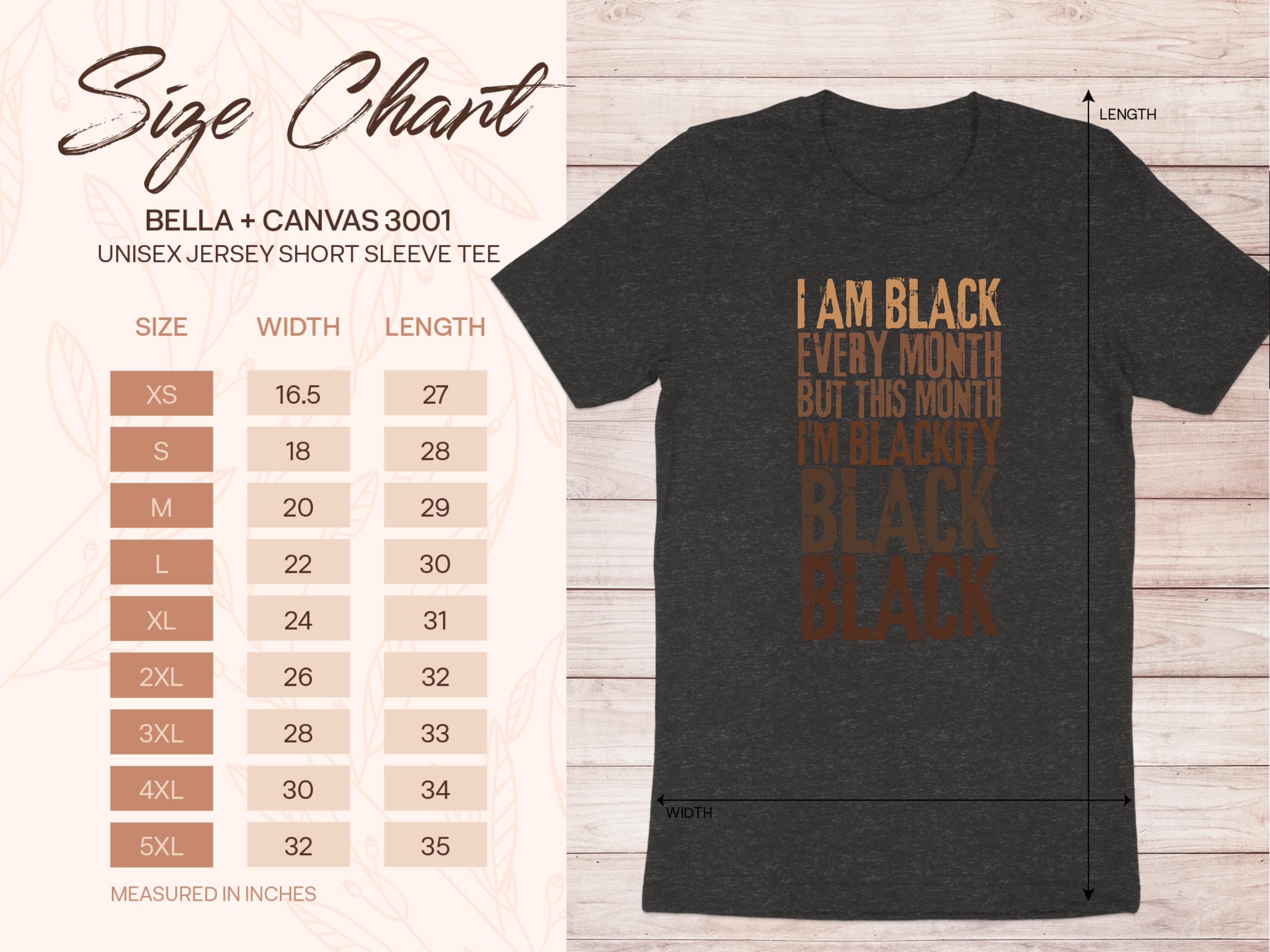 I Am Black Every Month Black T-Shirt product