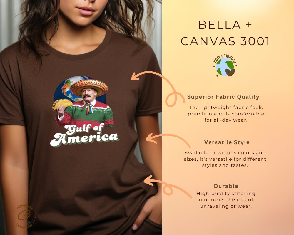 Gulf of America Bella Canvas 3001 product