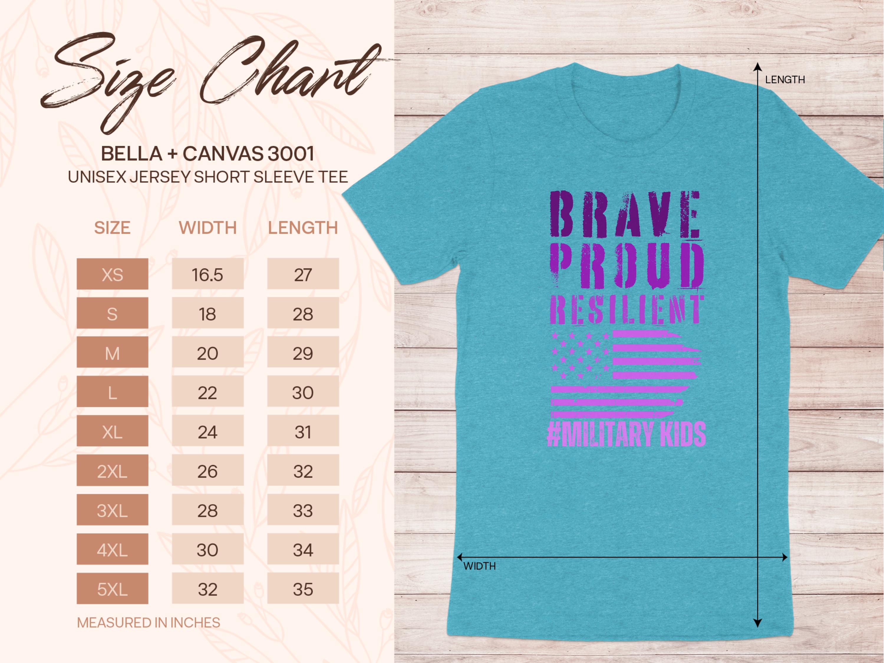 Brave Proud Resilient Hashtag Military Kids Tee product