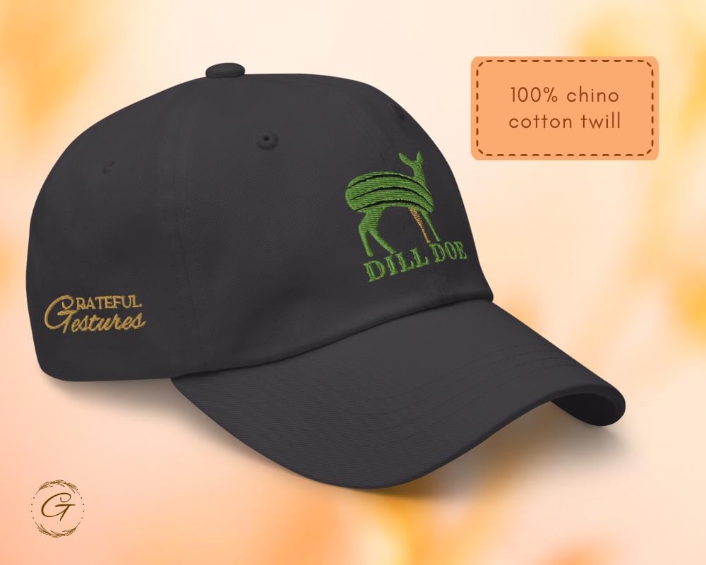 Dill Doe Dad Hat, Funny Embroidered Hat