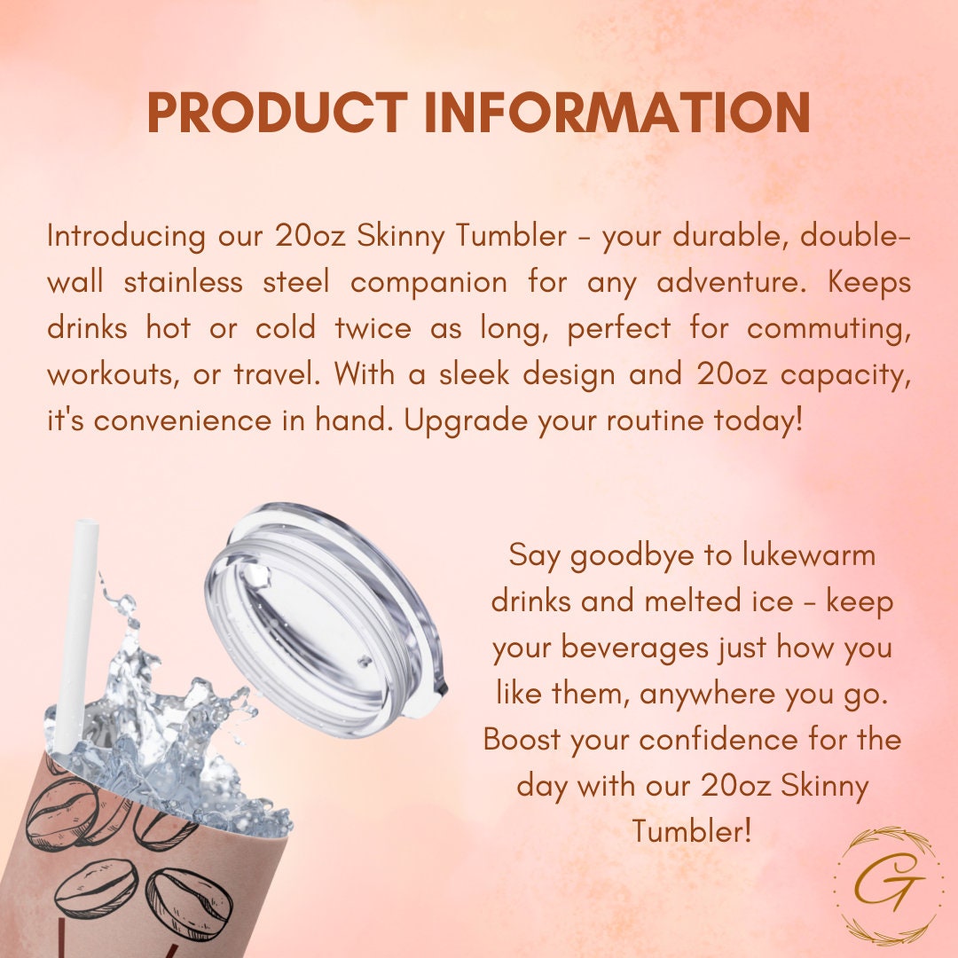 Mama's Essential Skinny 20 oz Tumbler
