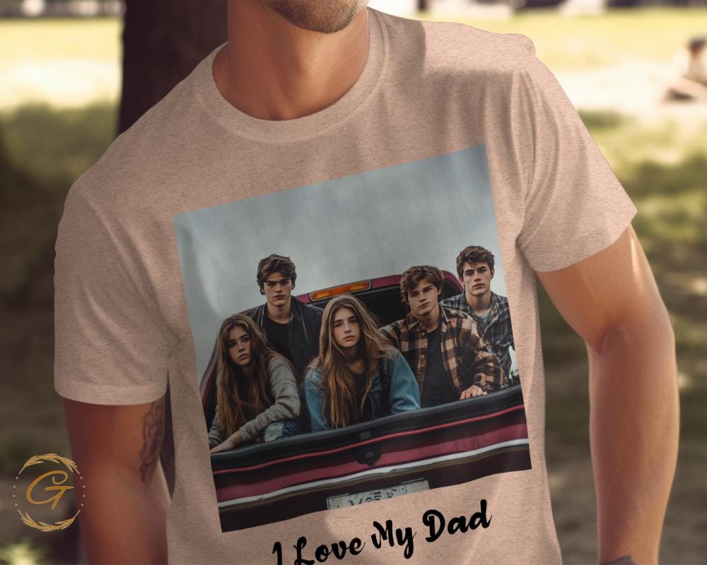 Family Portrait Tee Vintage Style Personalized T-Shirt