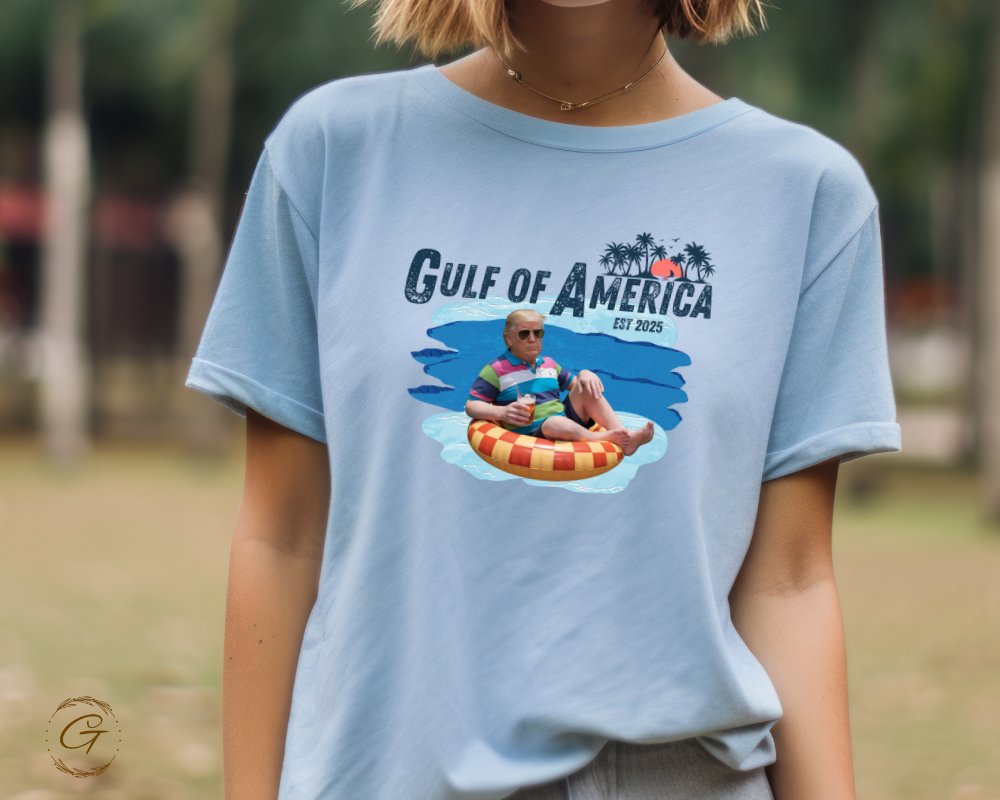 Gulf of America Graphic Tee Novelty Shirt product type