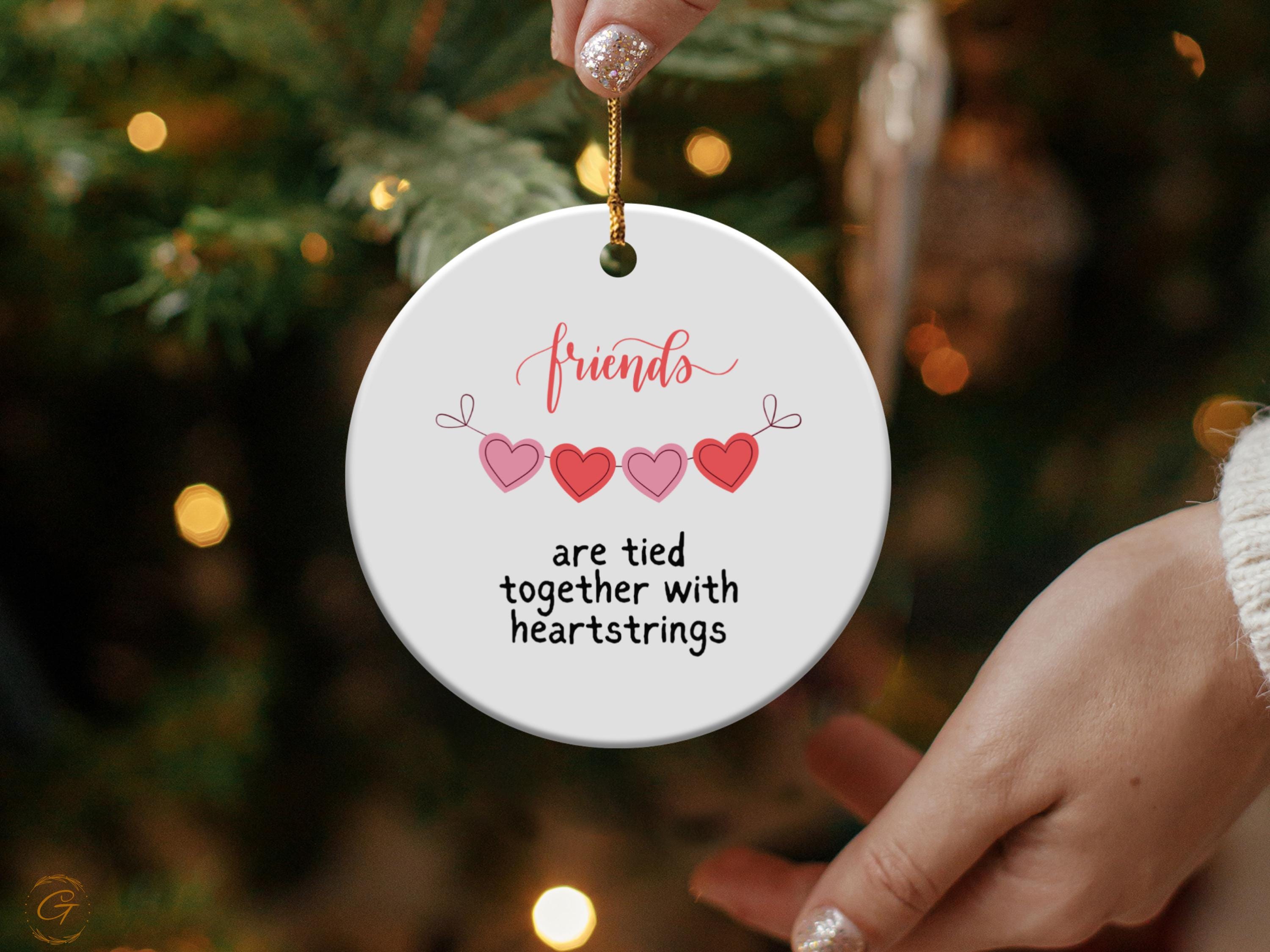 Personalized Friends Ornament, Heartstrings Friends Decor