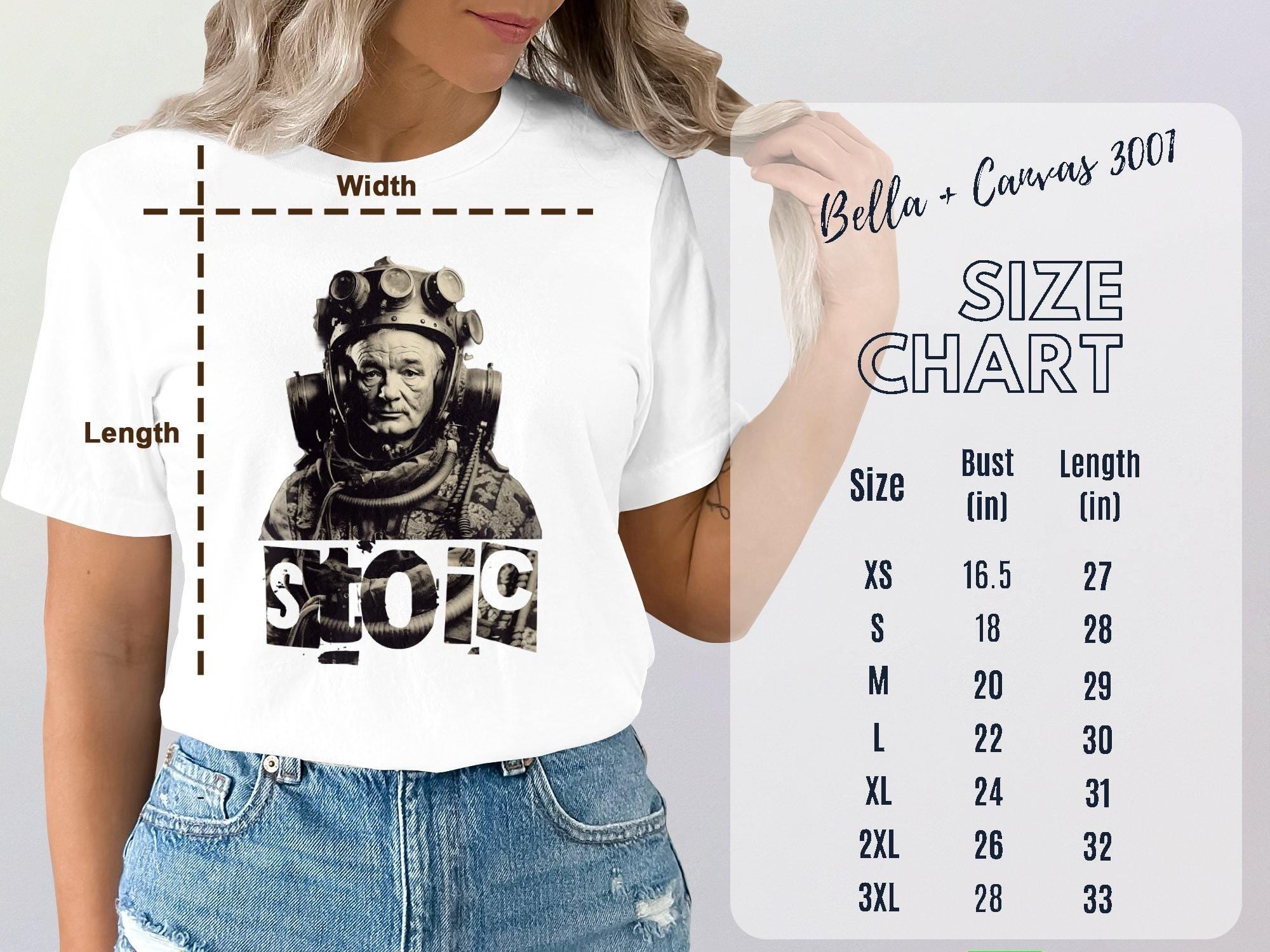 Sci-Fi Stoic Philosophy T-Shirt - Futuristic Minimalist Graphic Tee