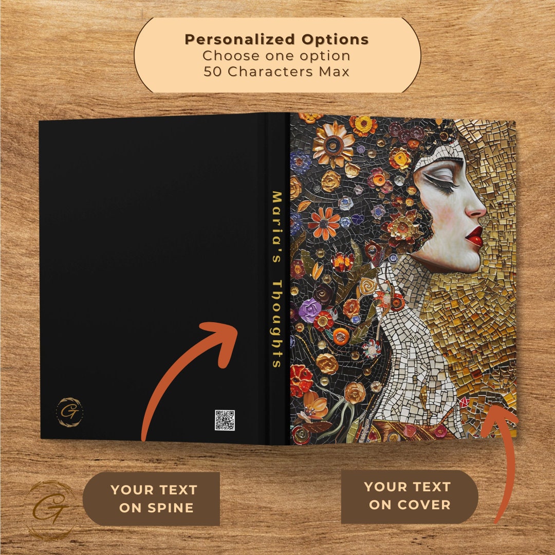 Colorful Artistic Woman Mosaic Journal