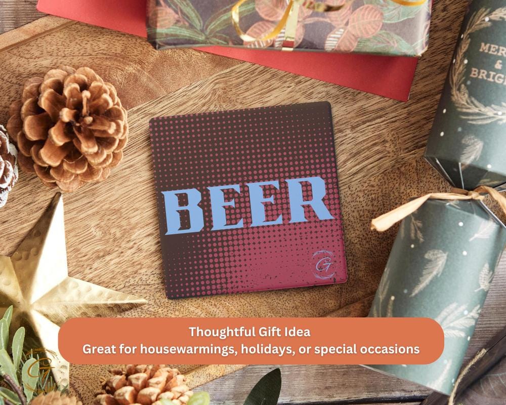 Soapstone Coaster Beer Design